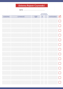 dzienny rejestr czynności pdf do pobrania
